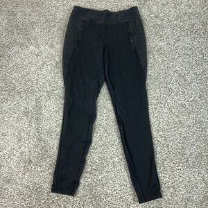 Athleta Pants Womens Large Tall Black Hiking Leggings Peak Hybrid Fleece Tight